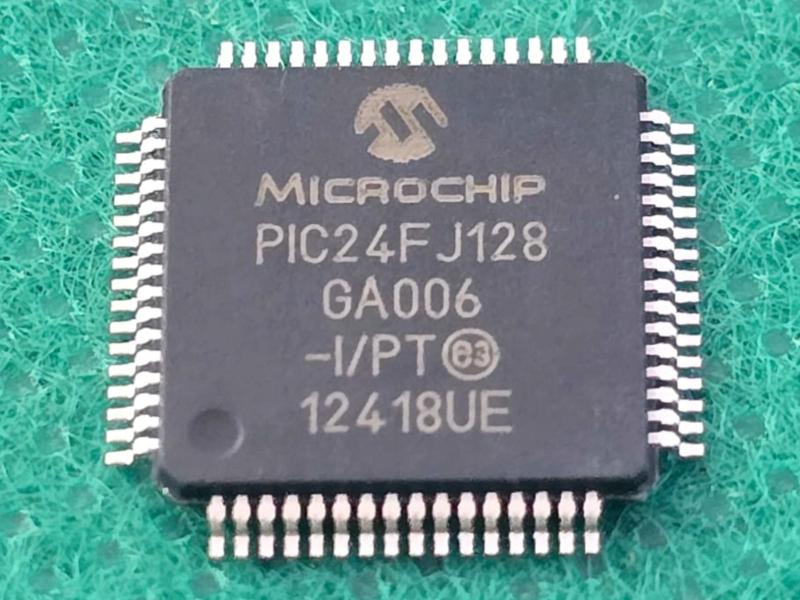 1x Circuito Integrado Pic24fj128ga006t-i/pt Smd Microchip